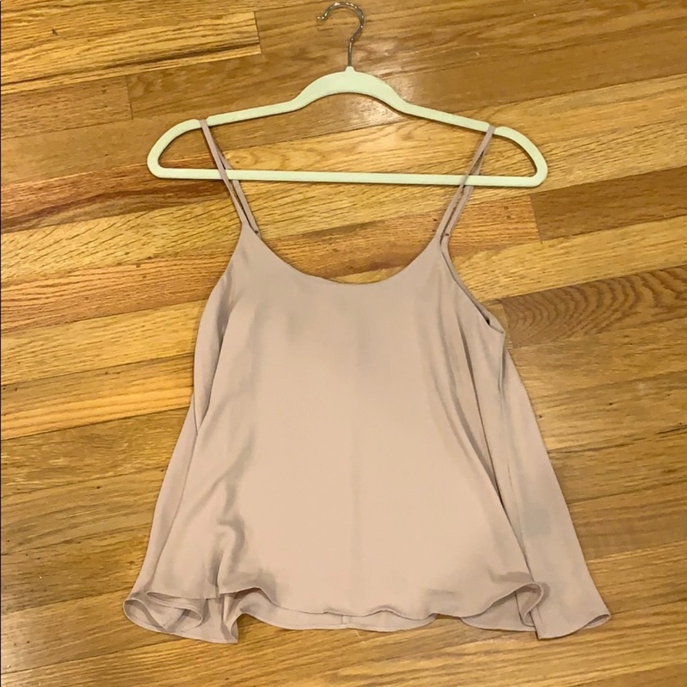 Nude tank blouse
